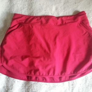 Bright Red Skort